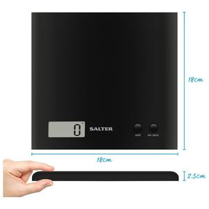 Salter Digital Kitchen Scale - Black - gallery image 5