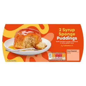 Sainsbury's Syrup Sponge Puddings 2x110g