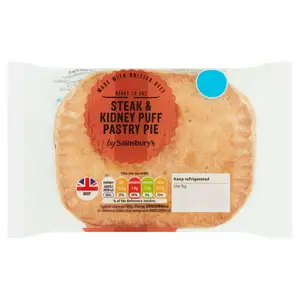 Sainsbury's Steak & Kidney Puff Pastry Pie 150g