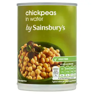 Sainsbury's Chickpeas in Water 400g (240g*)