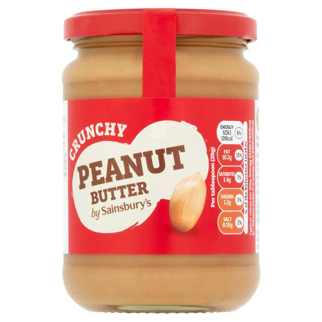 Sainsbury S Peanut Butter Crunchy 340g Sainsbury S