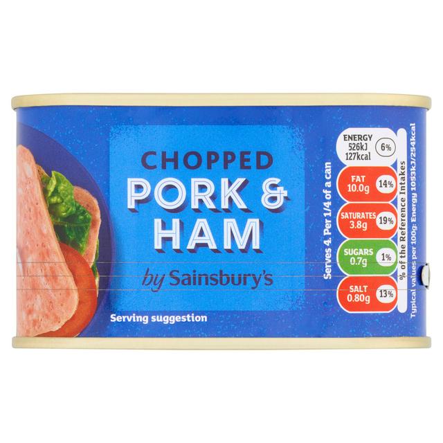 Sainsburys Sainsbury's Chopped Pork With Ham 200g