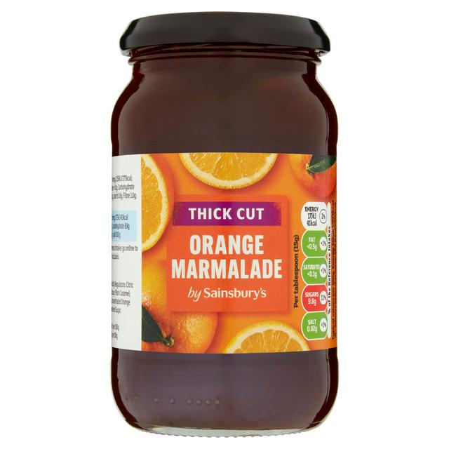 Sainsburys Orange Marmalade, Thick Cut 454g
