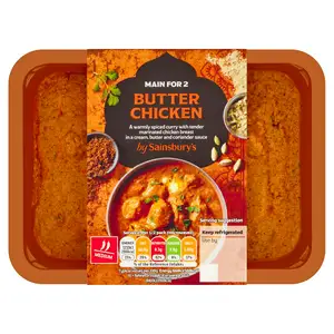 Sainsbury's Indian Butter Chicken Ready Meal Main For 2 400g