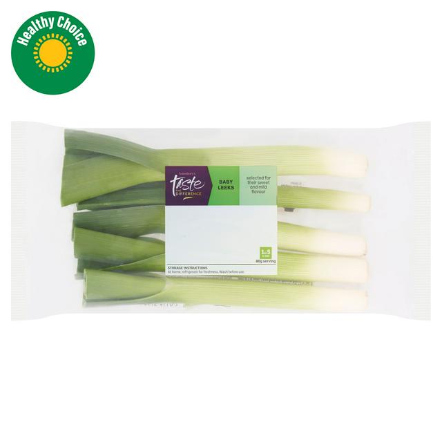 Taste the Difference Sainsbury's Baby Leeks, Taste the Difference 175g