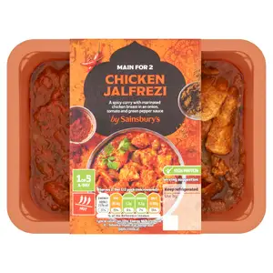 Sainsbury's Indian Chicken Jalfrezi Ready Meal Main For 2 400g