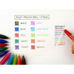 Pilot Pack of 3 FriXion Erasable 0.7 mm Rollerball Pen - gallery image 5