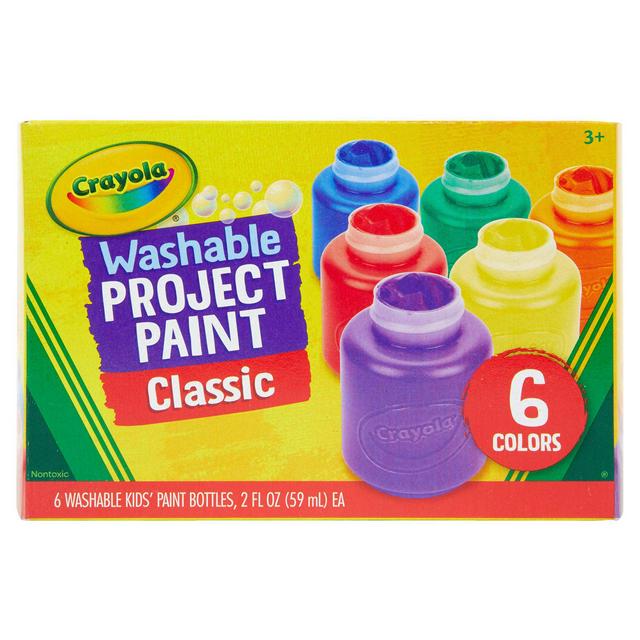 Crayola Pack of 6 Washable Kids Paints