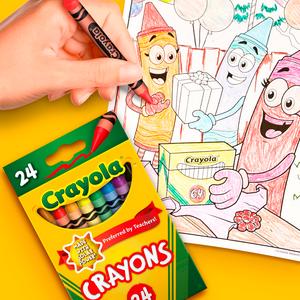 Crayola Pack of 24 Assorted Wax Crayons - gallery image 4