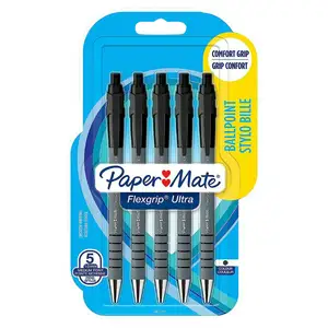 Paper Mate Flexgrip Ultra Black 5pk