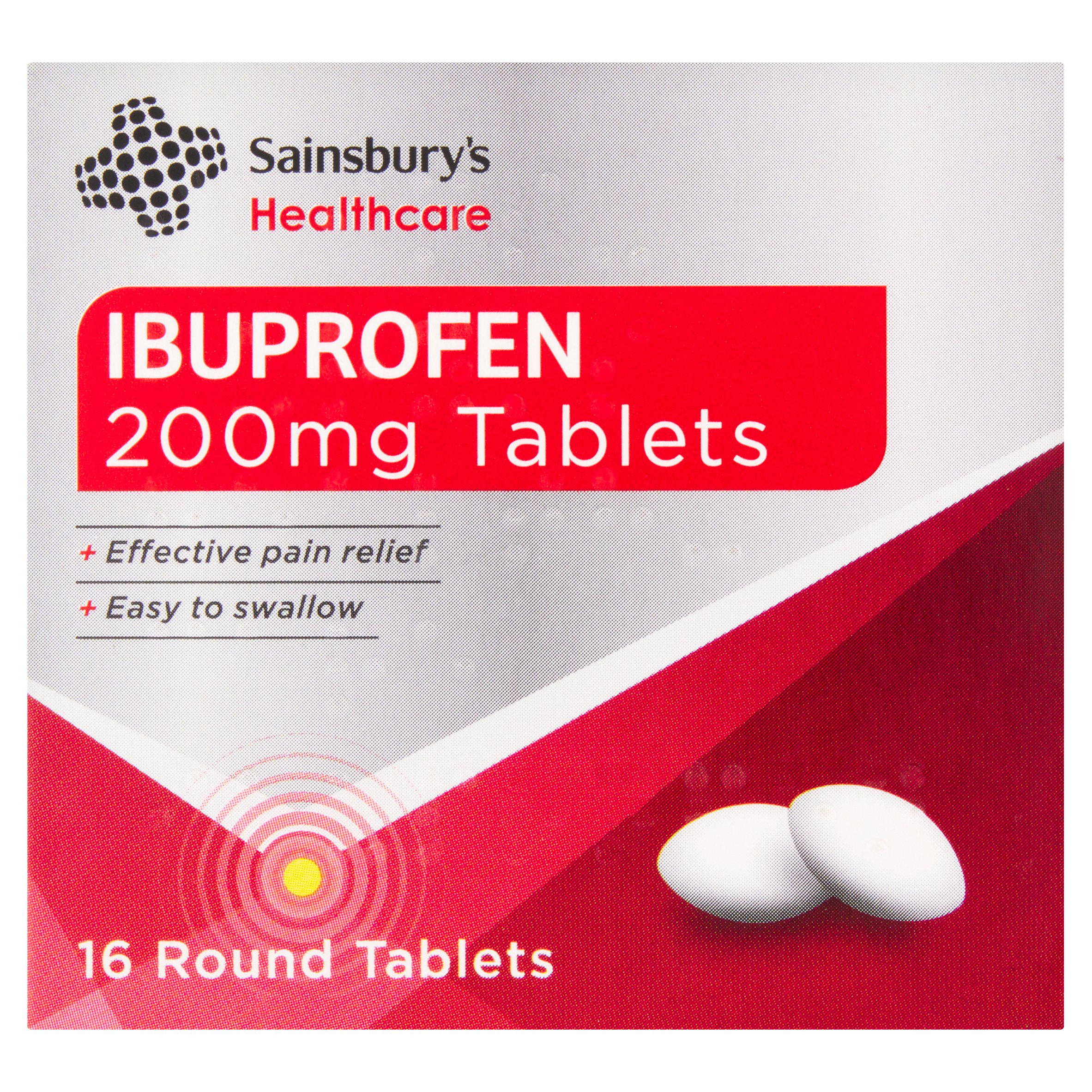 Ibuprofen 200mg Pain Relief Tablets x16