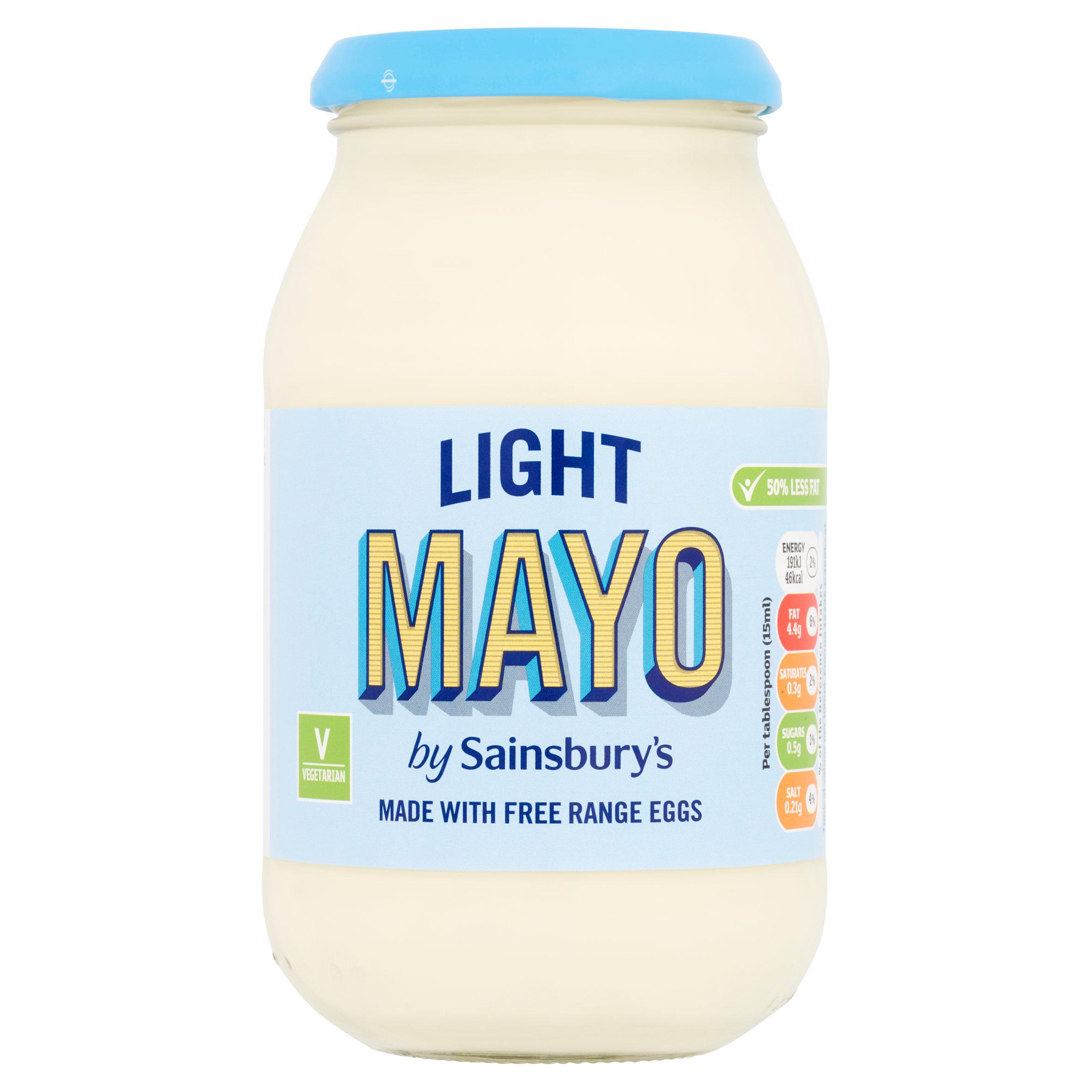 Sainsbury's Reduced Fat Mayonnaise Condiment 480ml