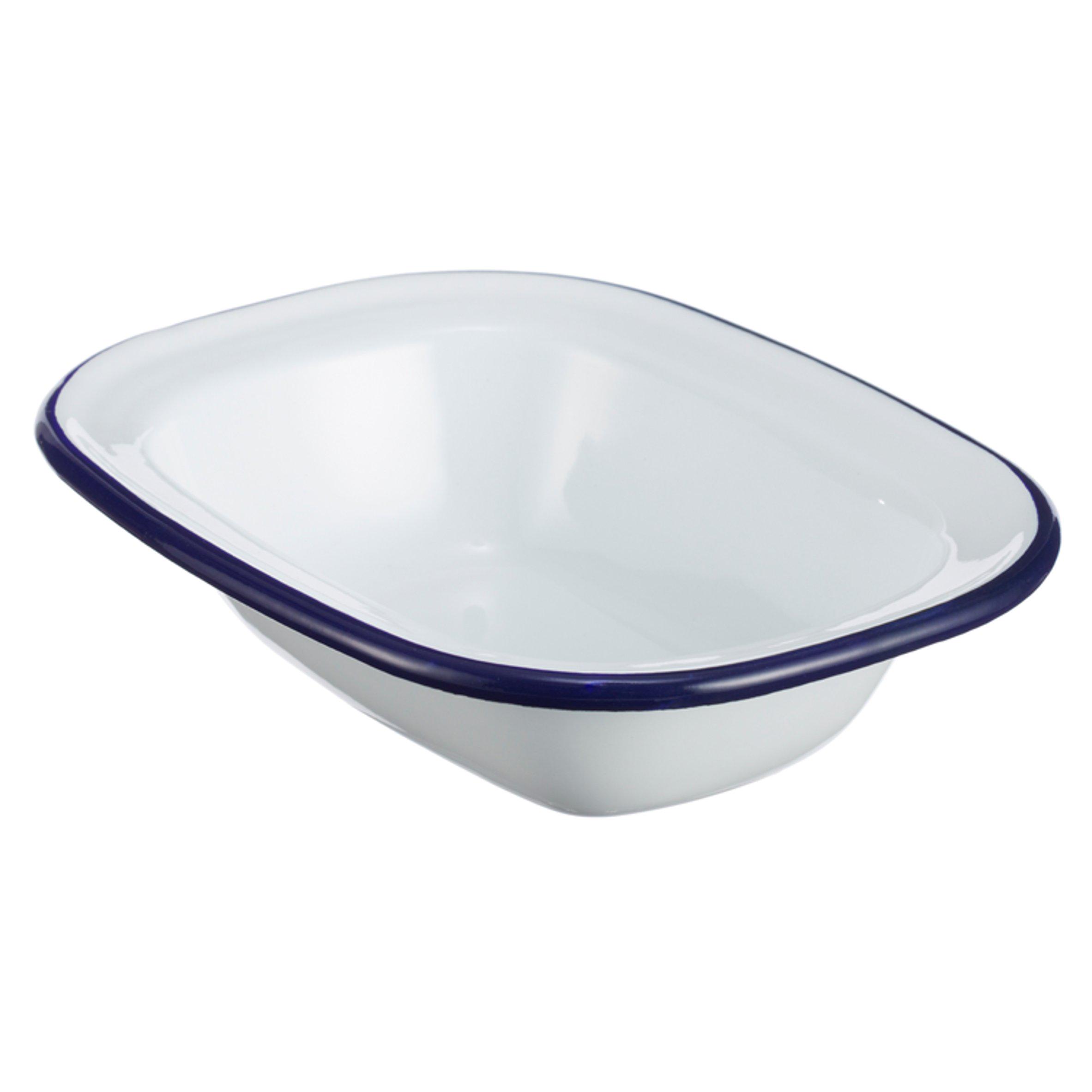 Falcon Rectangular Enamel Pie Dish Casserole Dish 16cm