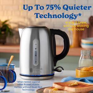 Russell Hobbs Buckingham Quiet Boil Stainless Steel Kettle 20460 - gallery image 5
