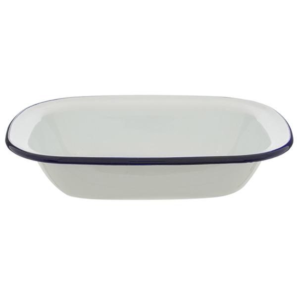 Falcon 20cm Rectangular Enamel Pie Dish - Blue - gallery image 1