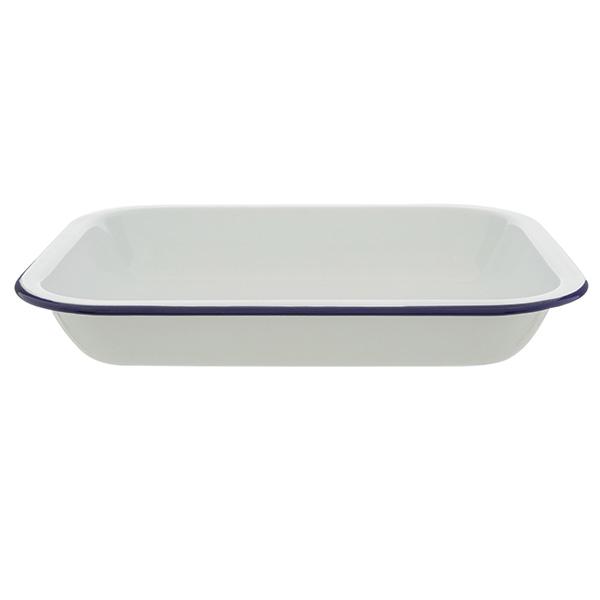 Falcon 28cm Rectangular Enamel Roaster - Blue - gallery image 1