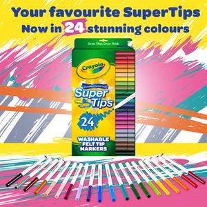 Crayola Pack of 24 Super Tips - gallery image 2