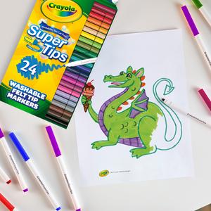 Crayola Pack of 24 Super Tips - gallery image 4