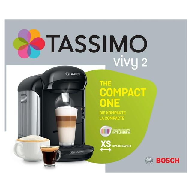 Tassimo Bosch T12 Vivy Coffee Machine - Black