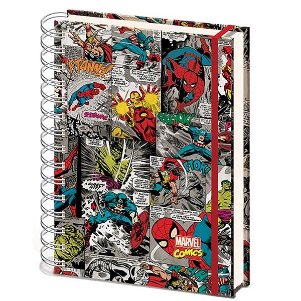 Marvel Comic Splash Lenticular A5 Notebook - gallery image 1