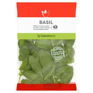 Sainsbury's Fresh Packed Basil 30g