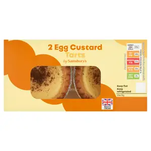 Sainsbury's Egg Custard Tarts 2x81g