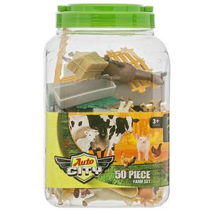 chad valley auto city farm bucket set 50pc