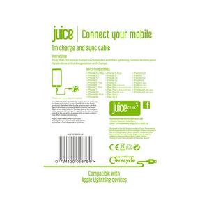 Juice Lightning Cable 1m - White - gallery image 4