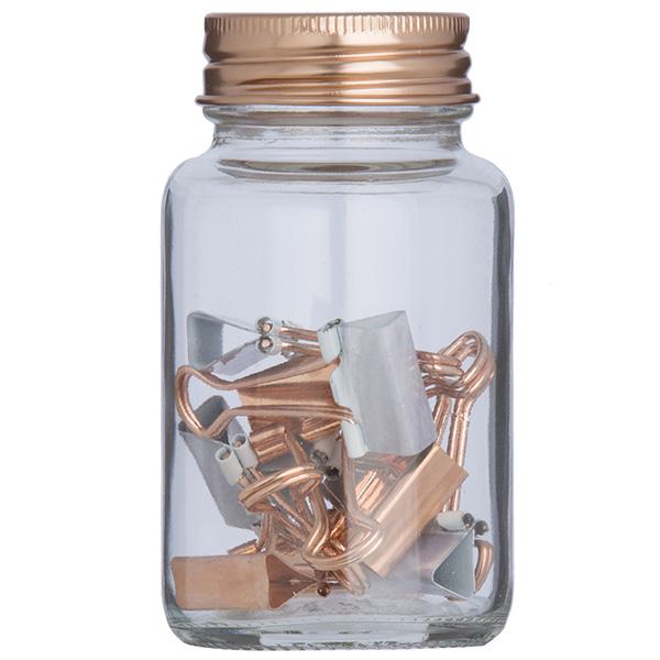 Sainsbury's Ethereal Rose Gold Binder Clips - gallery image 1