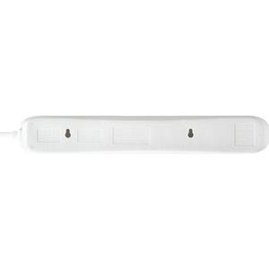 Masterplug 6 Socket 2m Extension Lead Surge Protection and LED - White - gallery image 4