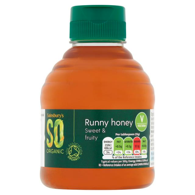 Sainsbury's Squeezy Honey, SO Organic 340g - gallery image 1