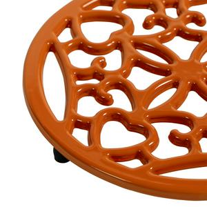 Habitat Cast Iron Trivet - Orange - gallery image 5