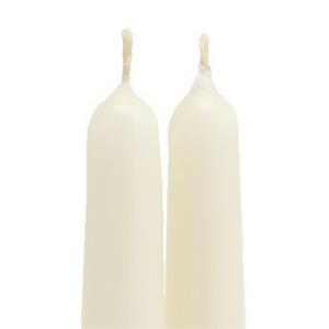 Habitat Tapered Dinner Candles - Ivory Pack of 10 - gallery image 4