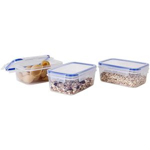 Sainsbury's Home Pack of 3 900ml Klip Lock Storage Set - gallery image 2