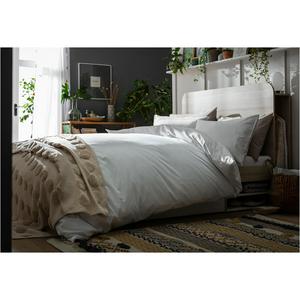 Habitat Cotton Rich 180TC Plain White Bedding Set - gallery image 5