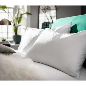 Habitat Egyptian 400TC Cotton Standard Pillowcase Pair - White - gallery image 5