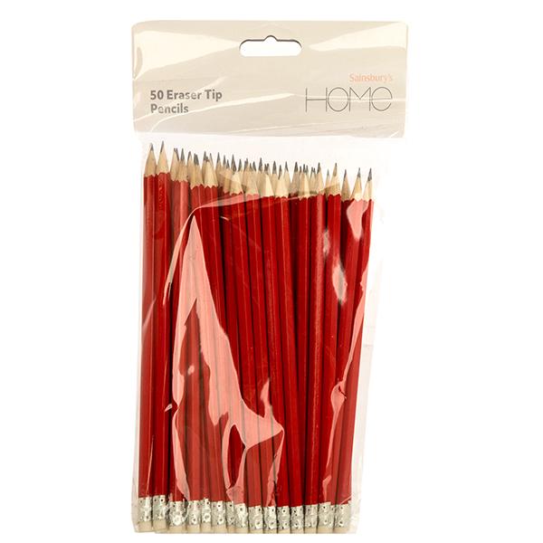 Sainsbury's Home Pencils 50pk - gallery image 1