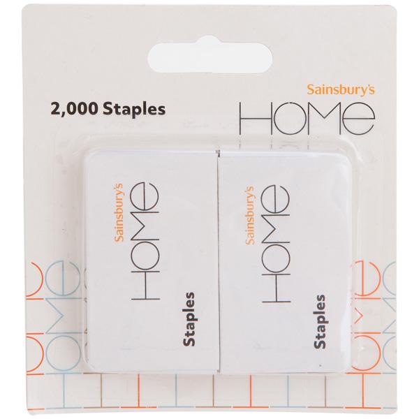 Sainsbury's Home 26/6 Staples 2000pk - gallery image 1
