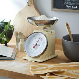 Habitat Stainless Steel Mechanical Kitchen Scale - Cream - gallery image 2