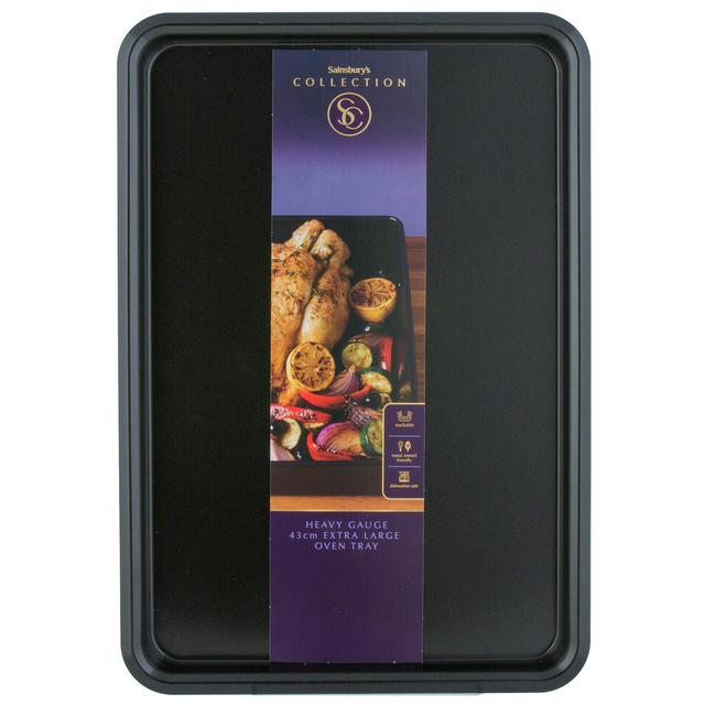 Sainsbury's Home Extra Large Oven Tray Black