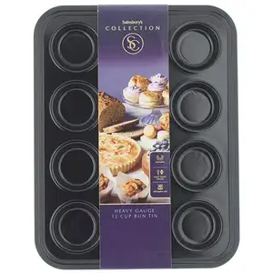 SAINSBURYS > Homeware Outdoors > Sainsbury's Home 12 Cup Black Bun Tin