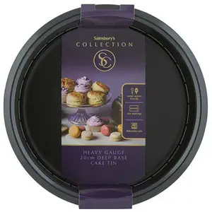 SAINSBURYS > Bakery > Sainsbury's Home 20cm Collection Black Deep Cake Tin