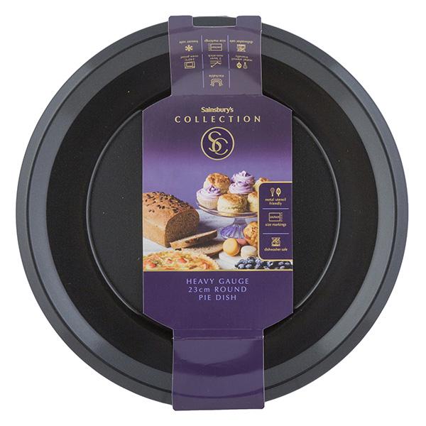 Habitat Collection Black Round Pie Dish 23cm - gallery image 1
