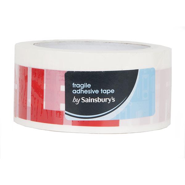 Sainsbury's Home Fragile Adhesive Tape 48mmx66m - gallery image 1