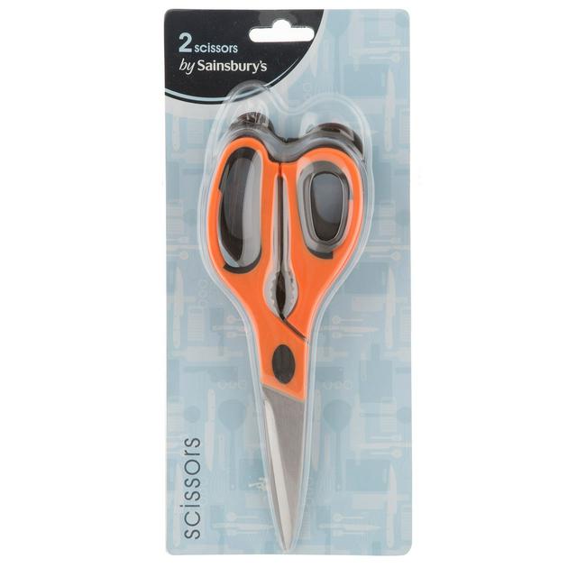 Sainsbury's Home Pack of 2 Scissors