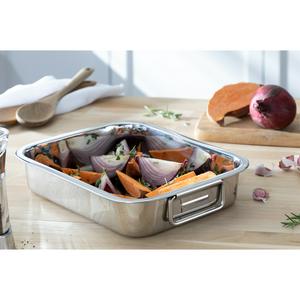 Sainsbury's Home 30cm Stainless Steel Roasting Tin - gallery image 2