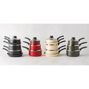Sainsbury's Home 3 Piece Aluminium Pan Set - Grey - gallery image 2