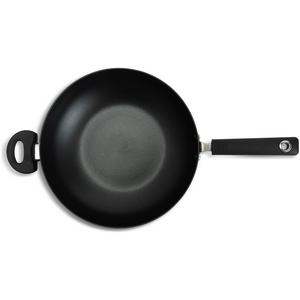 Habitat Aluminium Stirfry Pan - Black - gallery image 5