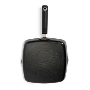 Habitat 24cm Non Stick Aluminium Griddle Pan - Black - gallery image 4