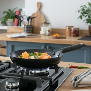 Habitat 24cm Aluminium Frying Pan - Black - gallery image 2